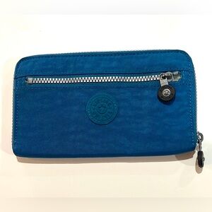 KIPLING Michelblue Wallet with Zip-Around Closure
